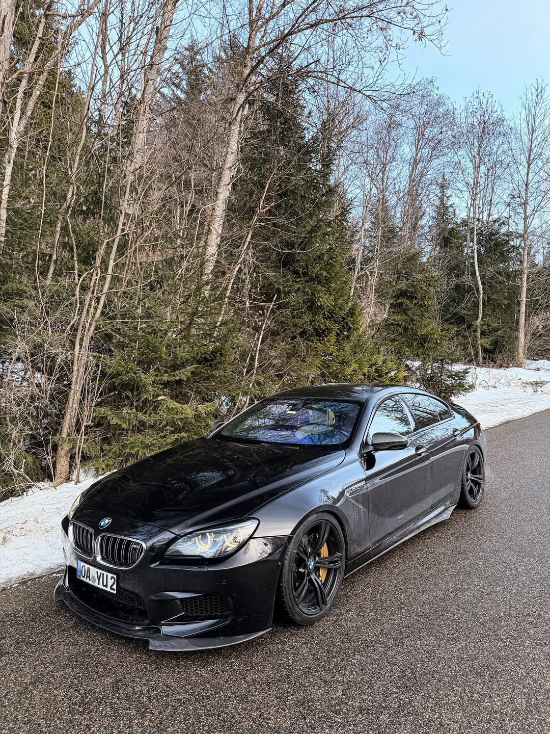 BMW M6 Gran Coupé vor Vollfolierung – Immenstadt im Allgäu